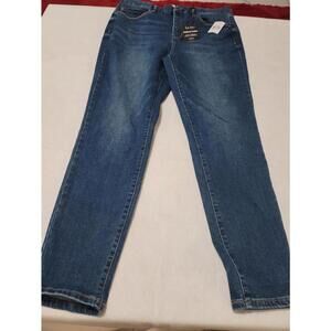 NWT Nicole Miller Women’s Ultra Flare Slim Pants Size 12 Blue